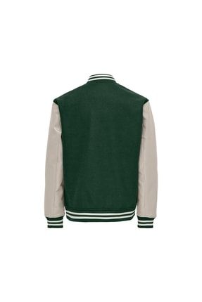 Dark green hotsell varsity jacket
