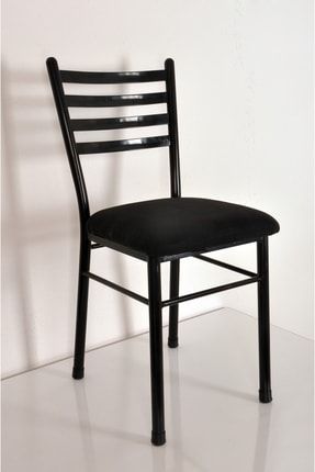 Siyah Mutfak Sandalyesi Retro Sandalye Balkon Sandalyesi Bahçe Sandalyesi(MONTAJLI GÖNDERİM)