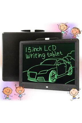 15" Büyük Boy Xxl Dijital Yazı Tahtası Grafik Çizim Okul 15 Inç Lcd Çocuk Tableti 202112004