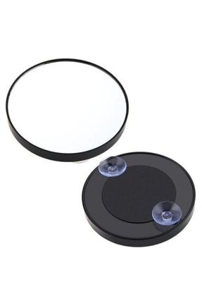 Büyüteçli Vantuzlu Ayna, 10x Büyüteç Makyaj Aynası, Sabitlenebilir, Pratik Kullanışlı 14cm