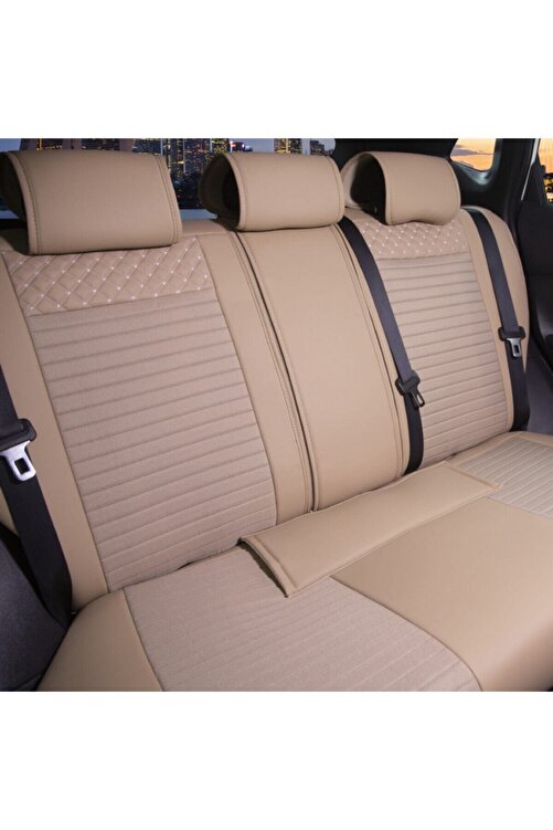 Stil Hyundai Accent Era Bej Deri Oto Koltuk Kilifi On Arka Set Fiyati Yorumlari Trendyol