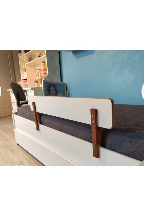 Talastozu Cocuk Yatak Bariyeri Beyaz Yatak Korkulugu Bebek Yatak Baza Bariyeri Yerli Uretim Fiyati Yorumlari Trendyol
