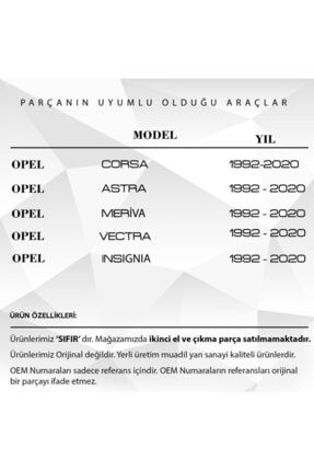 DNC Auto Part Renault R9,R19,Clio,Megane,Kangoo için Güneşlik Ayağı Uyumlu  Fiyatı, Yorumları - Trendyol