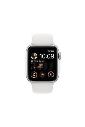 Apple Watch SE 40mm GPS Gümüş Alüminyum Kasa ve Beyaz Spor Kordon