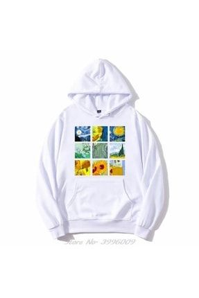 GALASHOP Van Gogh Sanat Unisex Kap onlu Hoodie Fiyat Yorumlar Trendyol