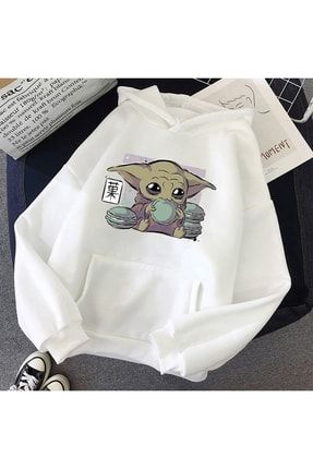 GALASHOP Baby Yoda Star Wars Unisex Kap onlu Sweatshirt Fiyat