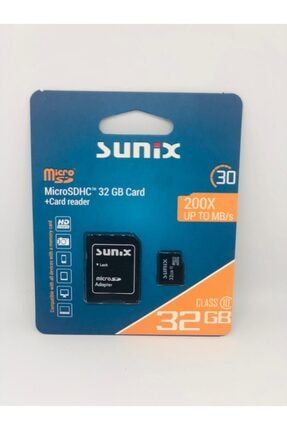 Sunıx 32gb Hafıza Kartı 200x Up To Mb/s