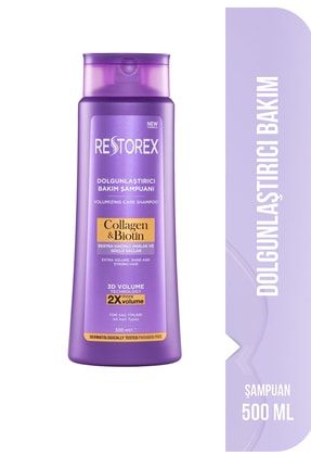 Collagen & Biotin Hacimsiz Saçlar Için Dolgunlaştırıcı Şampuan 500ml 5006414