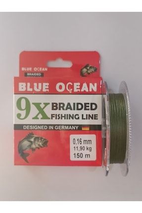 Blue Ocean 9x Braıded Fıshıng Lıne 150 m 0,16 mm Fiyatı, Yorumları
