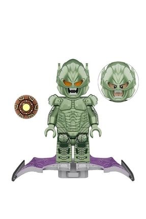 Green goblin spiderman lego hot sale