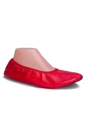 Kırmızı Bale Dans Gösteri Ayakkabısı