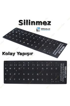 Laptoplar Için Türkçe (q) Klavye Sticker Siyah