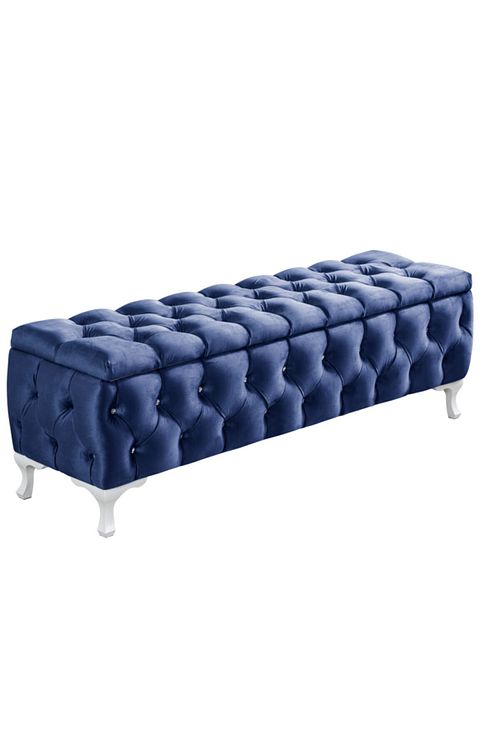 Setay Lacivert Yatak Ucu Pufu Cappy Bench Sandikli Ayakucu Pufu 140x40x50 Fiyati Yorumlari Trendyol