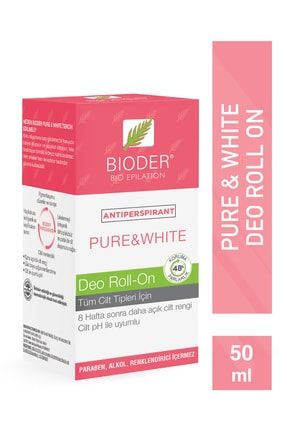 Pure & White Roll - On 50 ml Antiperspirant Terleme Önleyici - Kol Altı Beyazlatıcı Mucizevi Etki