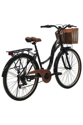 Alanya Tipi 28 Jant 21 Vites Shimano Sepetli Bagajlı Çamurluklu Şehir Bisikleti