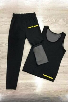 Unisex Termal - Tayt Ve Atlet Takım Polimer Kumaş Zayıflama Incelme Ve Yağ Yakma Spor Kıyafeti
