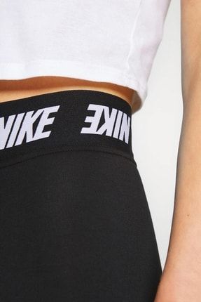 Nike Leggings High Rise Yüksek Belli Pamuk Polyester Ince Siyah Tayt Ct  Fiyatı, Yorumları - Trendyol