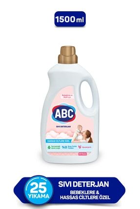 Bebeklere &hassas Ciltlere Özel Sıvı Çamaşır Deterjanı 1.5l