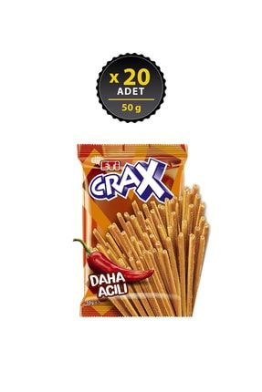 Crax Acılı Çubuk Kraker 50 g x 20 Adet