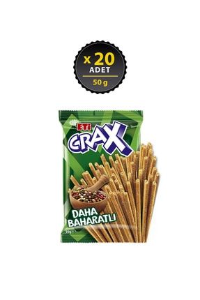 Crax Baharatli Çubuk Kraker 50 g x 20 Adet