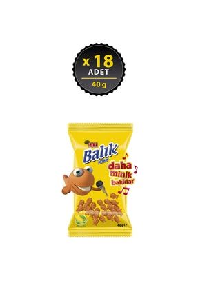 Mini Mısırlı Balık Kraker 40 g x 18 Adet