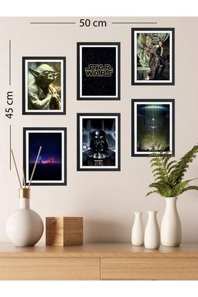 TAKIFİX Diamond Painting Star Wars 20-30 cm Retro Ahşap Poster Fiyatı,  Yorumları - Trendyol