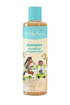 Çilek Ve Organik Nane Özlü Çocuk Şampuan 250ml