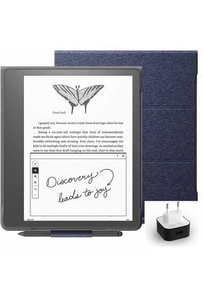 Kindle Scribe 10.2" E Kitap Okuyucu Premium Pen 32 Gb + Orijinal Kumaş Kılıf + Adaptör