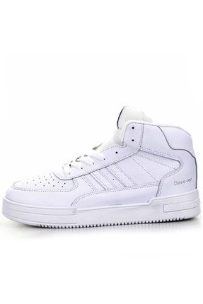 Unisex Garantili Ortopedik Sneaker Spor Bot Ayakkabı Beyaz Beyaz