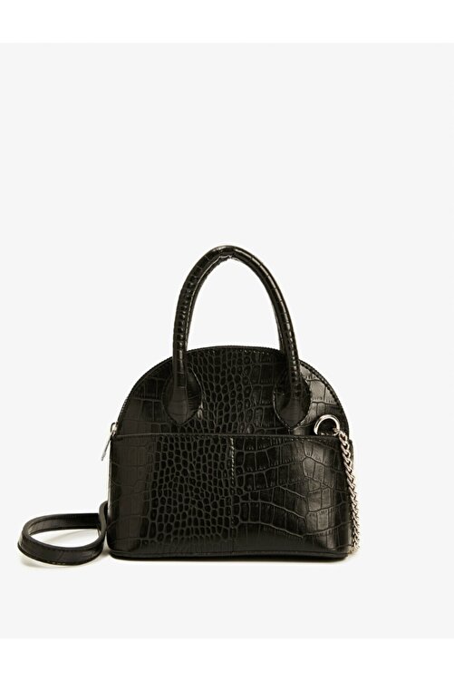 Koton Kadin Timsah Derisi Desenli Zincirli Canta Fiyati Yorumlari Trendyol