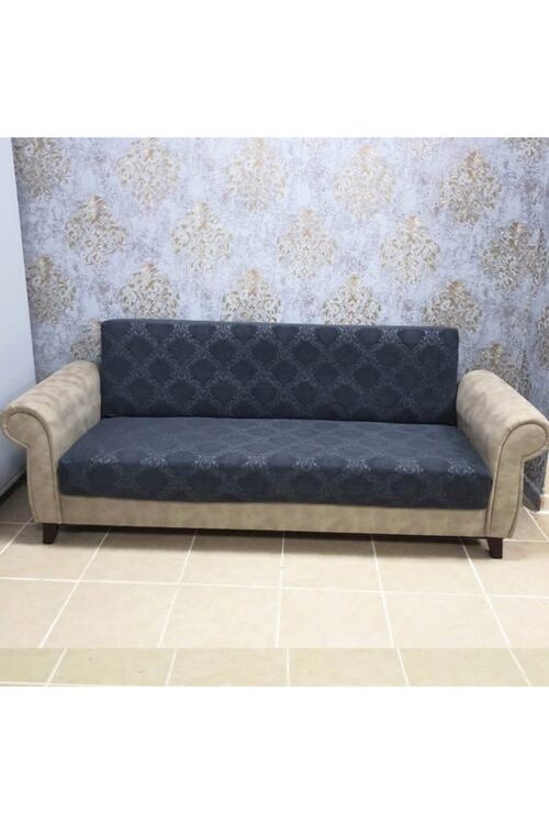 Sems Home Lastikli Koltuk Ortusu Antrasit 3 3 1 1 Fiyati Yorumlari Trendyol