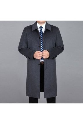 %100 Kaşmir Özel Üretim Klasik Kesim Ceket Üstü Uzun Palto