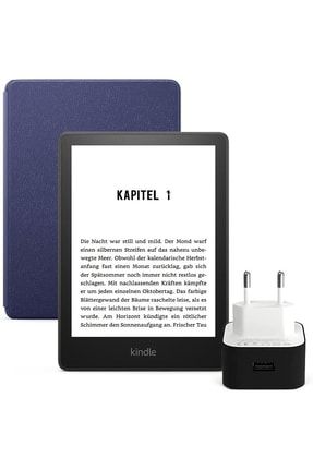 6.8" Paperwhite 5 E Kitap Okuyucu 16 Gb + Deri Kılıf Ve Şarj Adaptörü Reklamsız