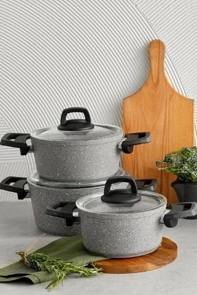 Karaca Biogranit Lena 7 Piece Cookware Set - Trendyol