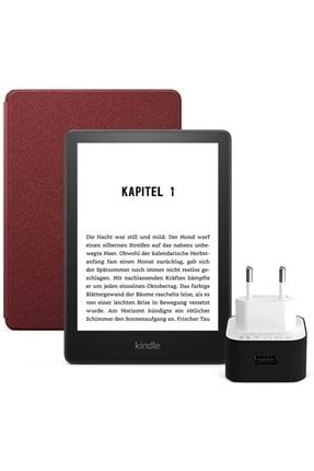 6.8" Paperwhite 5 E Kitap Okuyucu 16 Gb + Orijinal Deri Kılıf Ve Şarj Adaptörü Reklamlı