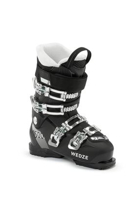 Wedze Kadın Kayak Ayakkabısı - Siyah / Beyaz - 500