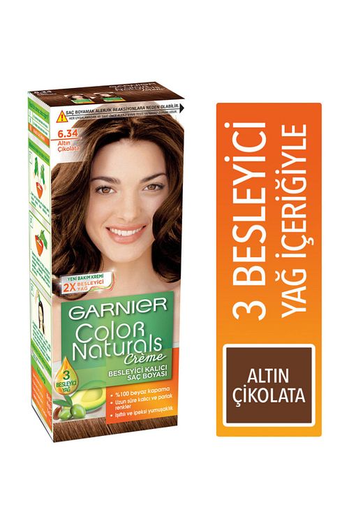 Garnier Garnier Color Naturals Sac Boyasi No 6 34 Altin Kumral Fiyati Yorumlari Trendyol
