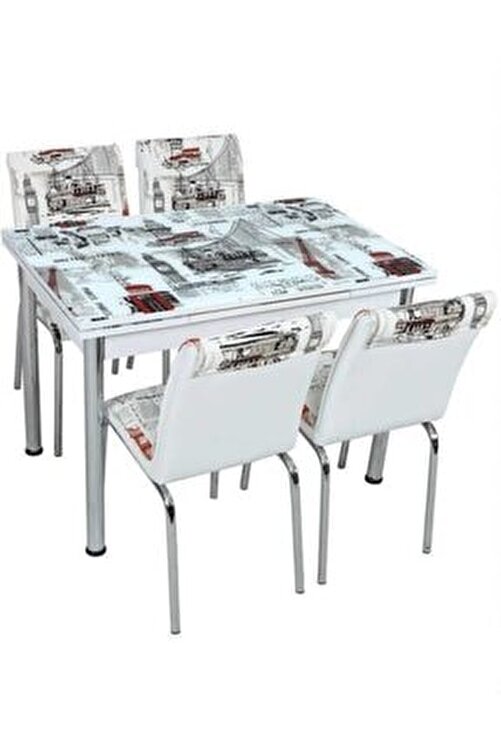 dorter mutfak masa sandalye takimi acilabilir cam masa 4 petli sandalye dunya fiyati yorumlari trendyol