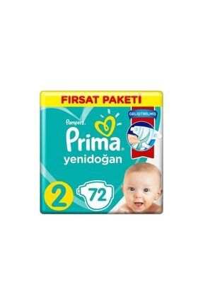Bebek Bezi Aktif Bebek 2 Beden 72 Adet Mini Fırsat Paketi
