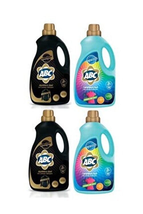 abc sivi camasir deterjani renkli ve siyahlara ozel 4 x 3 litre fiyati yorumlari trendyol