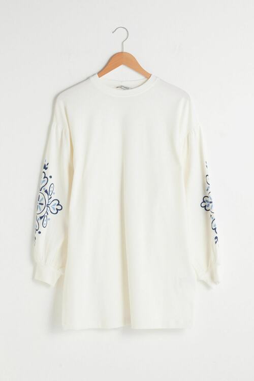 Lc Waikiki Kadin Ekru Lcw Modest Tunik Fiyati Yorumlari Trendyol