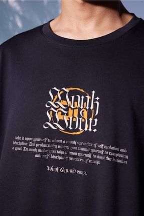 Woof Gym Monk Mode T shirt Black Fiyat Yorumlar Trendyol