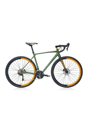 2023 Gravel G2 Hd Yol Bisiklet Haki-siyah-turuncu 50 Cm