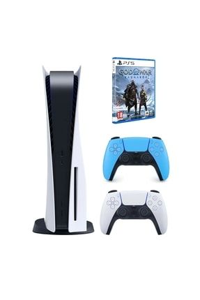 Playstation 5 (ithalatçı Garantili) + 2. Dualsense Mavi Renk + God Of War Ragnarok