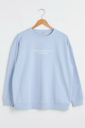 Lc Waikiki Kadin Acik Mavi Sweatshirt Fiyati Yorumlari Trendyol