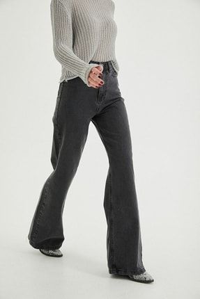DRC trend Kad n Fume Kar Y kama Super Yuksek Bel Likral Bol Paca Denim Kot Pantolon