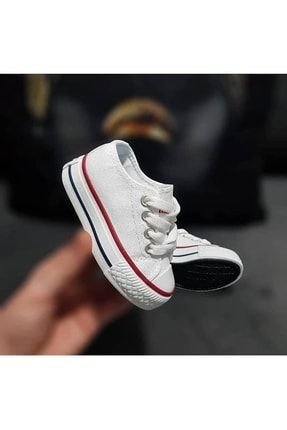 Unisex Beyaz Spor Sneaker Ayakkabı