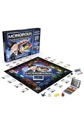 Hasbro Monopoly Super Electronic Banking Aile Ve ocuk Kutu Oyunu ingilizce yurt D ndan