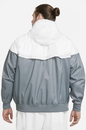 White and grey nike windrunner 2025