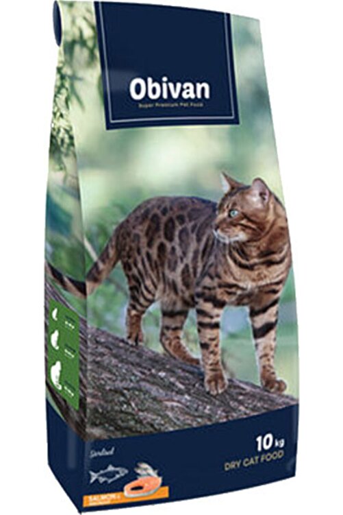 Obivan Somonlu Ve Hamsili Kisirlastirilmis Kedi Mamasi 10 Kg Fiyati Yorumlari Trendyol